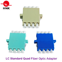 LC Quad Standard Kunststoff Fiber Optic Adapter